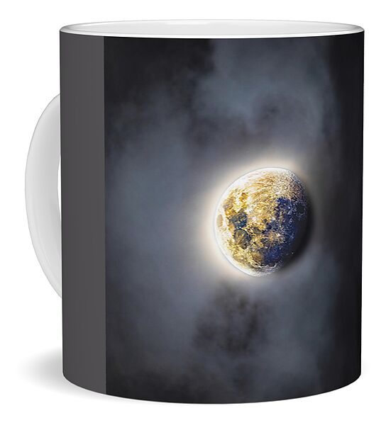 Celestial Moon In Ethereal Glow Coffee Mug
