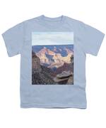 Majestic Grand Canyon Vista At Sunset Youth T-Shirt