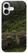 Misty Mountain Ruins iPhone Case