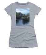 Serene Coastal Rocky Landscape Women's T-Shirt