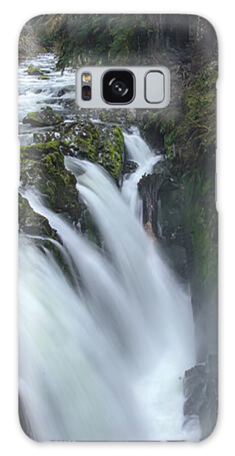 Serene Flow Through Mossy Forest Galaxy Case