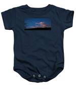 Twilight Over Forested Horizon Baby One-Piece