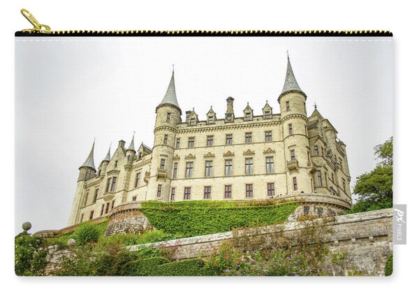 Majestic Castle On Hill Zip Pouch