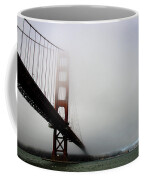 Golden Gate Bridge Disappears Into Misty Fog Coffee Mug