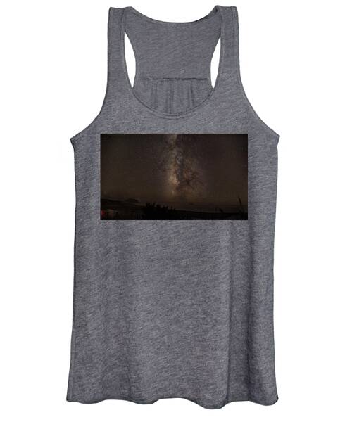 Milky Way Over Tranquil Shoreline Women's Tank Top