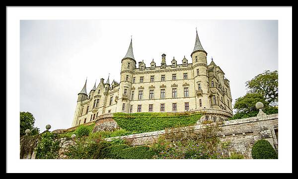 Majestic Castle On Hill Framed Print