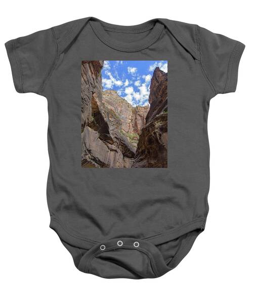 Majestic Canyon Sky View In The Narrows Baby One-Piece