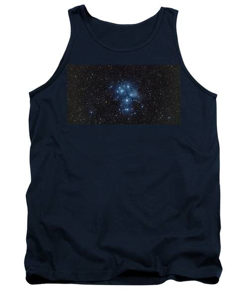 Pleiades Cluster In Cosmic Night Tank Top