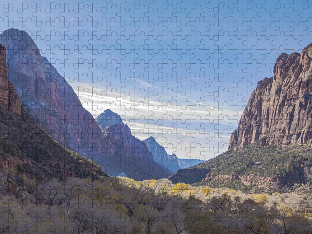 Majestic Zion National Park View Jigsaw Puzzle