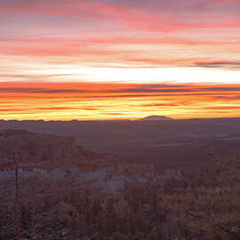 Serene Mountain Sunrise in Bryce Canyon National Park by Brandon Wichmann