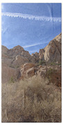 Desert Cliffs In Capitol Reef National Park Bath Towel