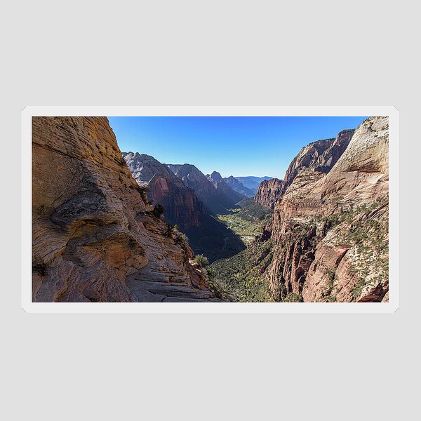 Breathtaking Zion Canyon View Sticker