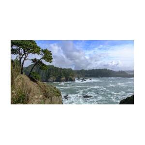 Coastal Serenity with Rugged Cliffs by Brandon Wichmann Coastal Serenity with Rugged Cliffs by Brandon Wichmann