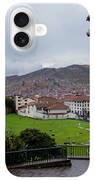Street Scene with Colorful Mural iPhone Case