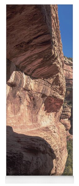 Canyon View Framed By Rocky Cliffs Yoga Mat