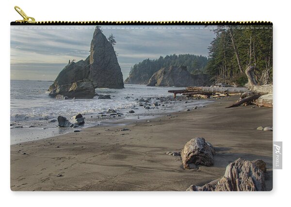 Rugged Coastal Landscape Zip Pouch