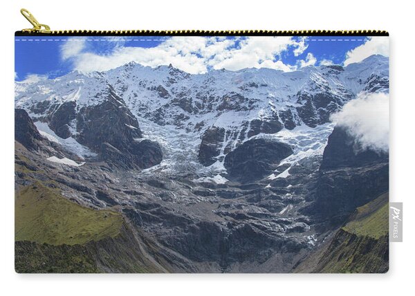 Majestic Mountain Overlooks Humantay Lake Zip Pouch