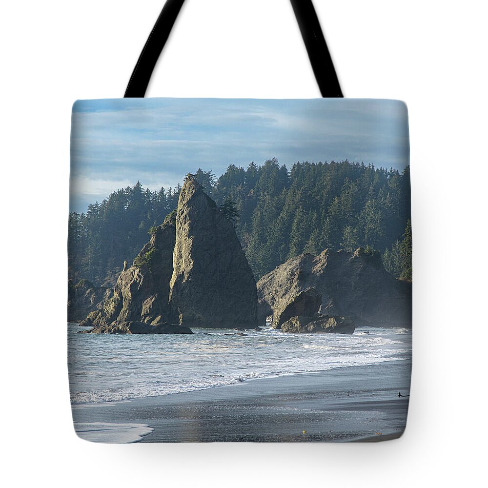 Dramatic Coastal Rock Formations Tote Bag