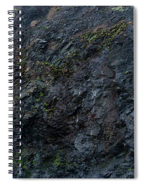 Secluded Coastal Waterfall Cascade Spiral Notebook