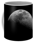 Illuminated Half Of The Moon Coffee Mug