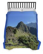 Machu Picchu In Sunlit Splendor Duvet Cover