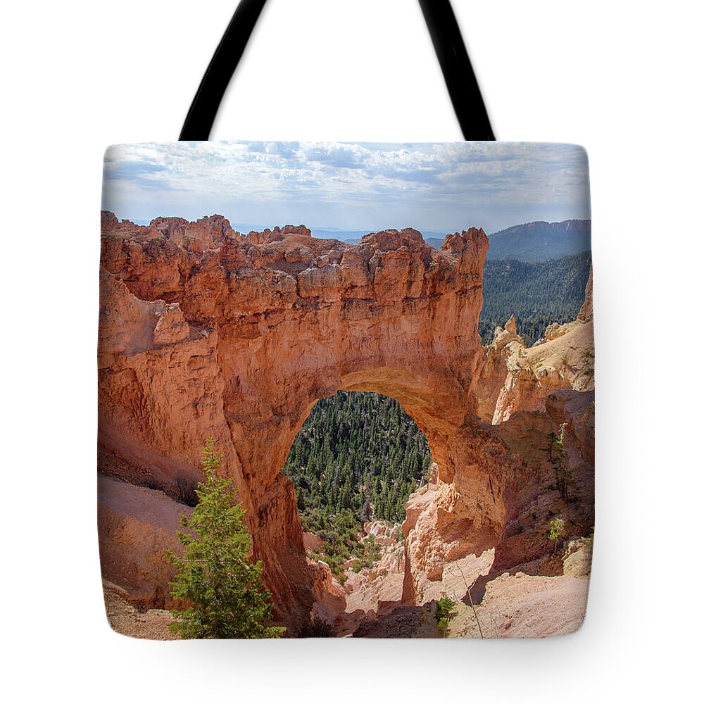 Majestic Natural Rock Arch In Bryce Canyon National Park Tote Bag