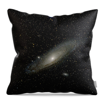 Vastness Of The Andromeda Galaxy Throw Pillow