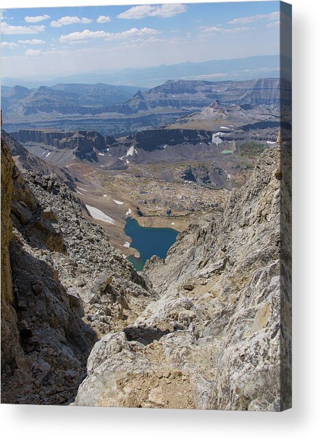 Breathtaking Middle Teton Mountain View Acrylic Print