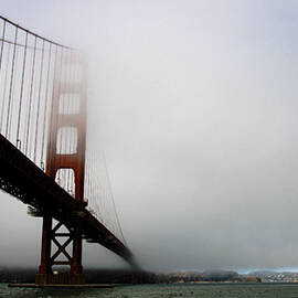 Golden Gate Bridge Disappears into Misty Fog