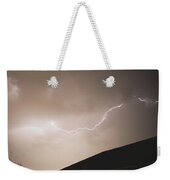 Lightning Illuminates Night Sky Weekender Tote Bag