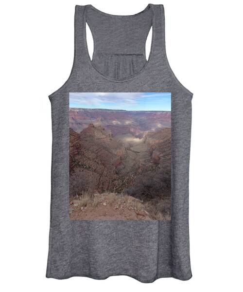 Majestic Grand Canyon Overlook Under Azure Sky Women's Tank Top
