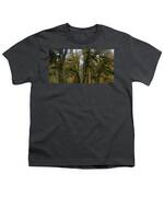 Moss-Covered Forest Trees Youth T-Shirt