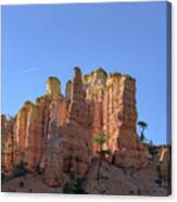 Majestic Sandstone Formations Of Bryce Canyon National Park Canvas Print