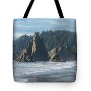Dramatic Coastal Rock Formations Tote Bag