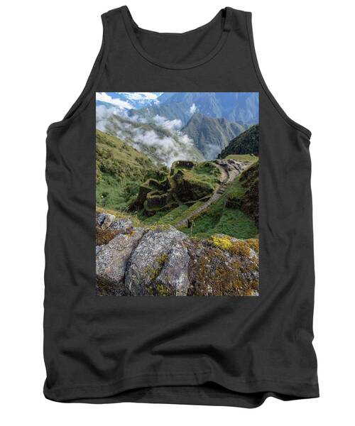 Misty Mountain Pathway Of The Inca Trail Tank Top