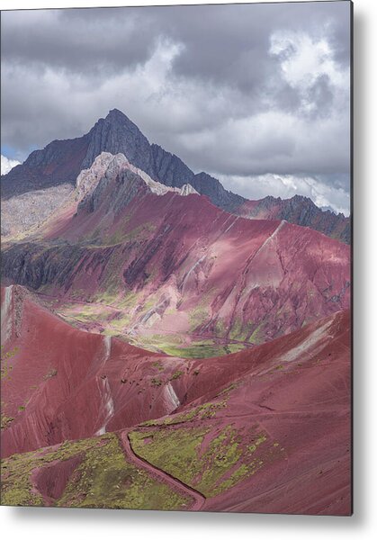 Majestic Colorful Mountain Range Metal Print