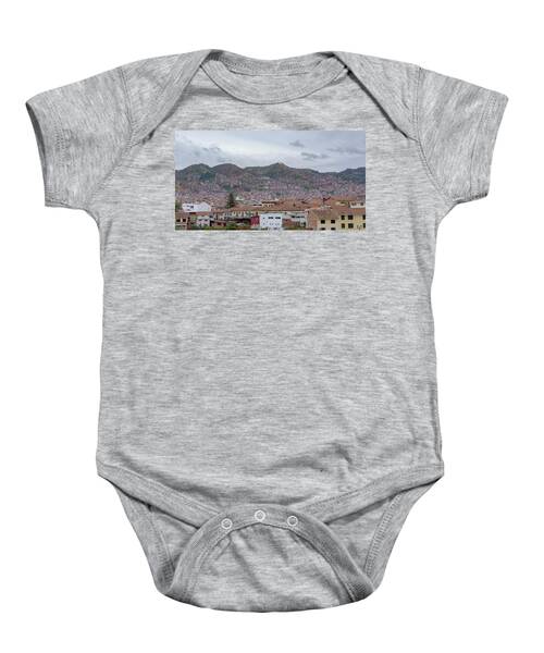 Rooftops and Hills of Cusco Baby One-Piece