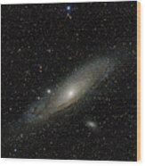 Vastness Of The Andromeda Galaxy Wood Print