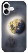 Celestial Moon In Ethereal Glow iPhone Case