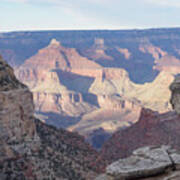 Majestic Grand Canyon Vista At Sunset Poster