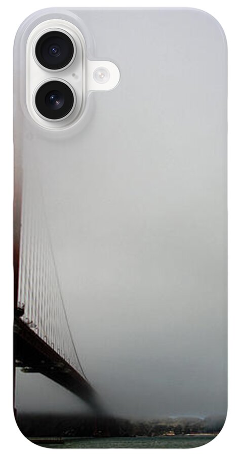 Golden Gate Bridge Disappears Into Misty Fog iPhone Case