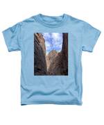 Towering Canyon Cliffs And Blue Sky Toddler T-Shirt