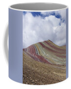 Colorful Mountain Range Under Cloudy Sky Coffee Mug