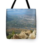 Expansive View From Ben Lomond Summit Tote Bag