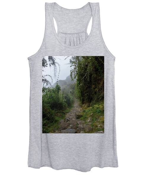 Misty Forest Pathway On The Inca Trail Women's Tank Top