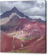 Majestic Colorful Mountain Range Canvas Print