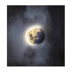 Celestial Moon in Ethereal Glow by Brandon Wichmann Celestial Moon in Ethereal Glow by Brandon Wichmann