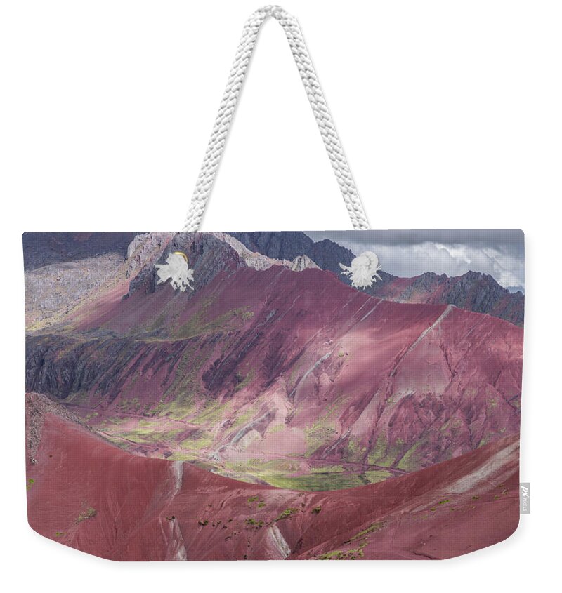 Majestic Colorful Mountain Range Weekender Tote Bag