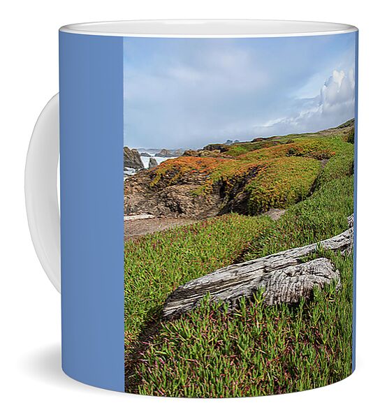 Coastal Landscape with Driftwood Coffee Mug