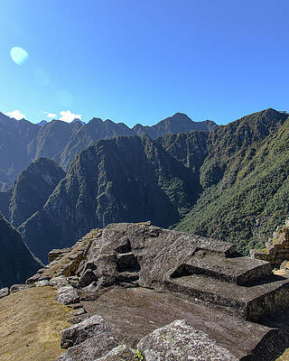 Architecture Wall Art featuring the photograph Majestic Mountain Views At Machu Picchu by Brandon Wichmann